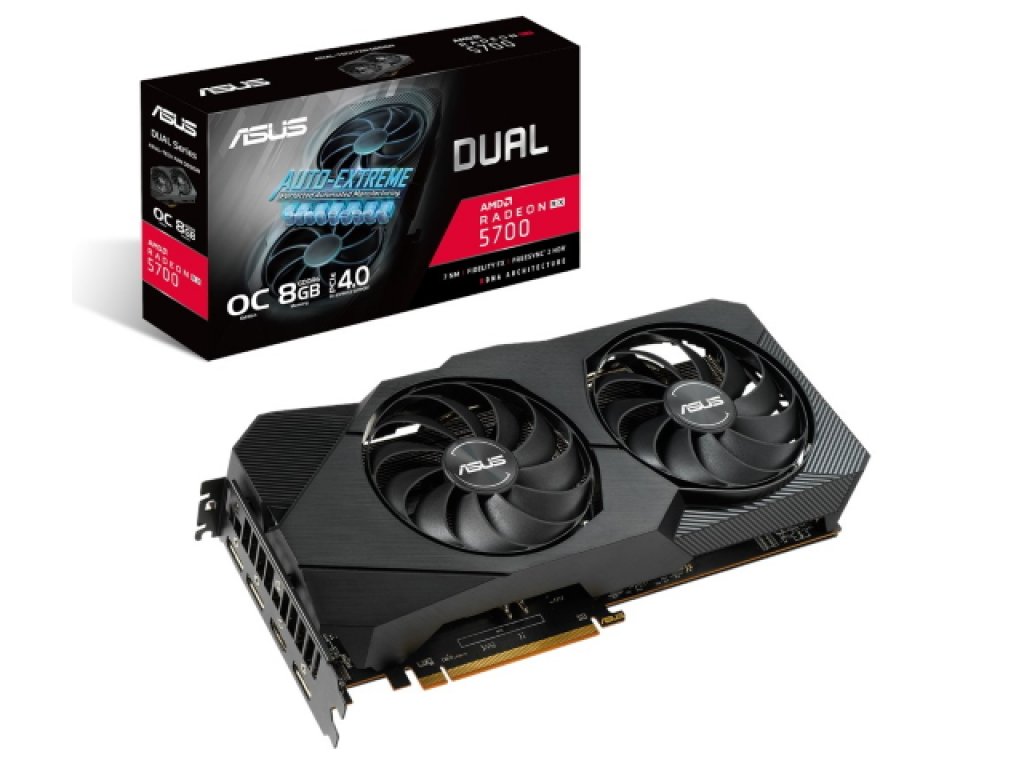 ASUSから3連ファン搭載TUF GAMINGシリーズ RX 5700 XT搭載カードと2連