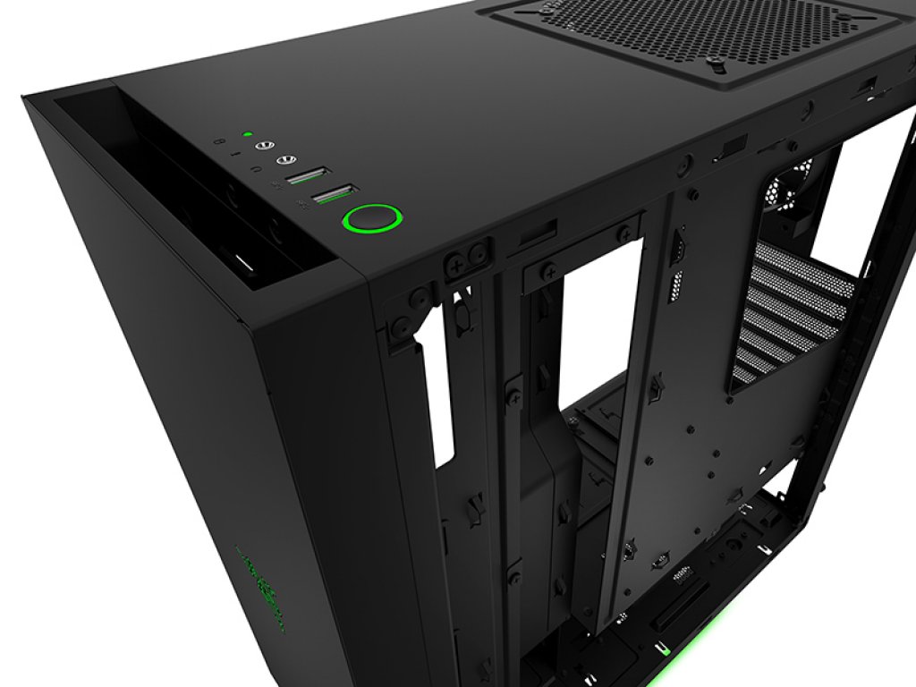 NZXT S340 Razer-SPECIAL EDITION Source ゲーミングブランドRazerとの