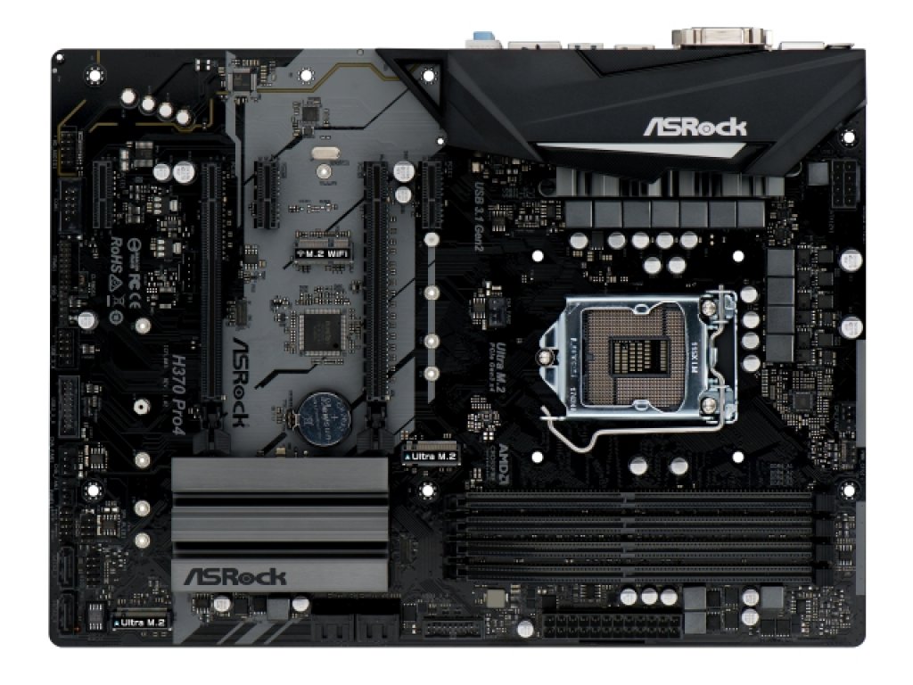 ASRock H370 Pro4 インテル 300シリーズ LGA1151対応 intel H370チップ