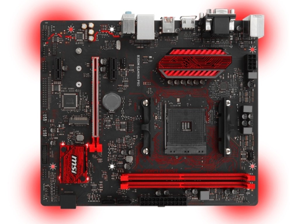 MSI B350M GAMING PRO AMD 300シリーズ Socket AM4対応 AMD B350チップ