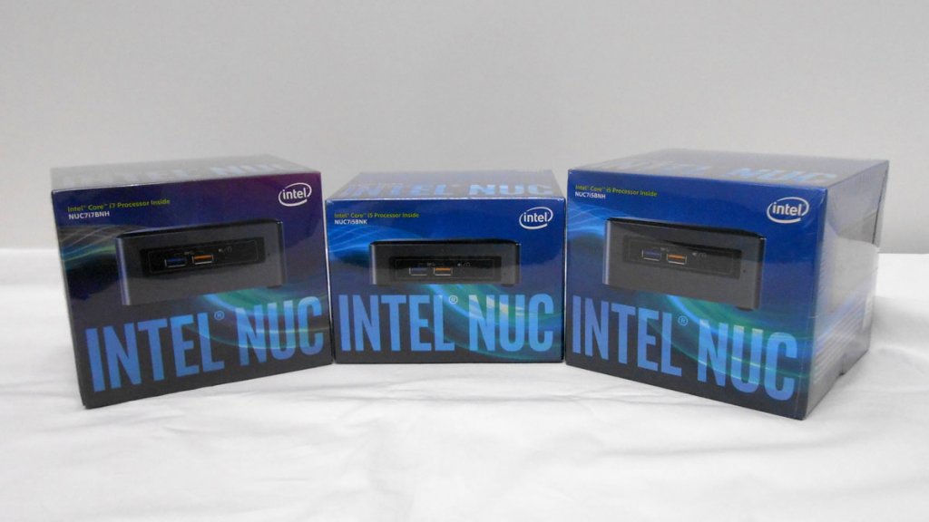 KabyLake-U搭載インテルNUCキットにCore i7とCore i5搭載モデルが追加