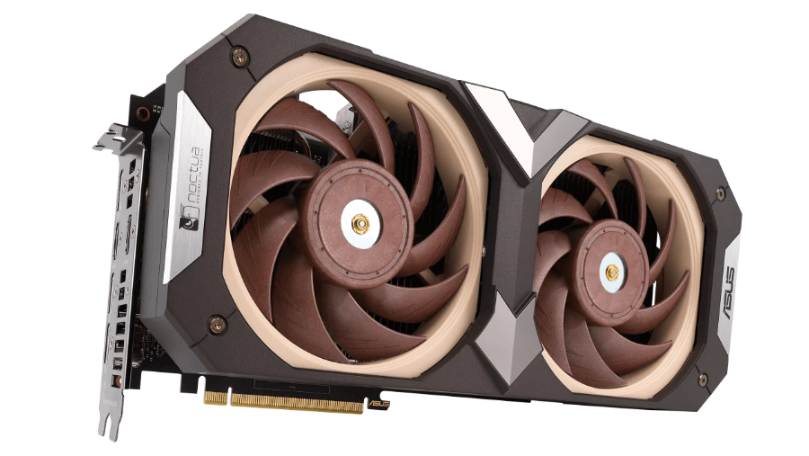 ASUS、静音性と冷却性能に定評のあるNoctua製ファンを搭載したGeForce