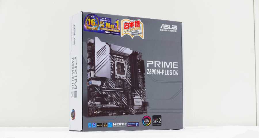 ASUS、PRIMEシリーズからZ690搭載マイクロATXマザーボード「PRIME