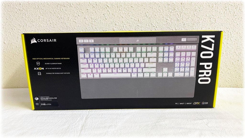 Corsairからゲーミングキーボード「K70 PRO OPX White」と「K100 AIR