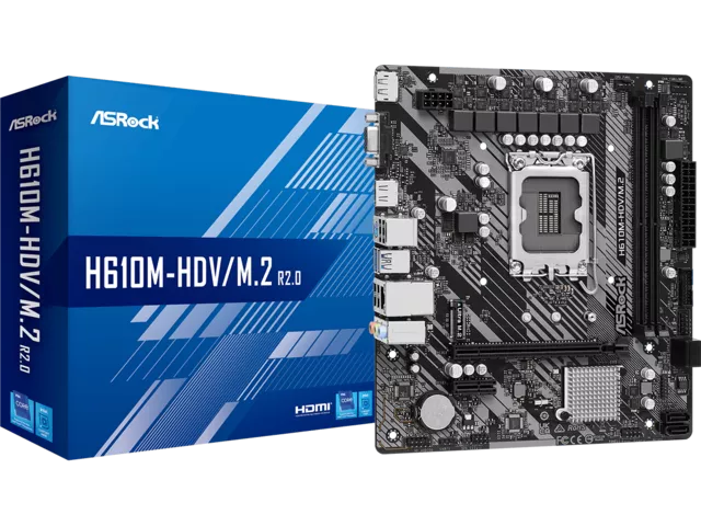 ASRock H610M-HDV/M.2 R2.0 インテル 600シリーズ LGA1700対応 intel