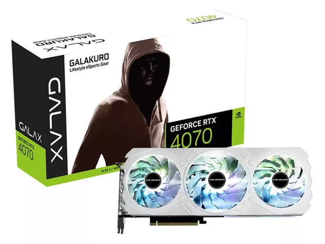 玄人志向 GK-RTX4070-E12GB/WHITE/TP GALAKURO GEFORCE RTX 4070 12GB