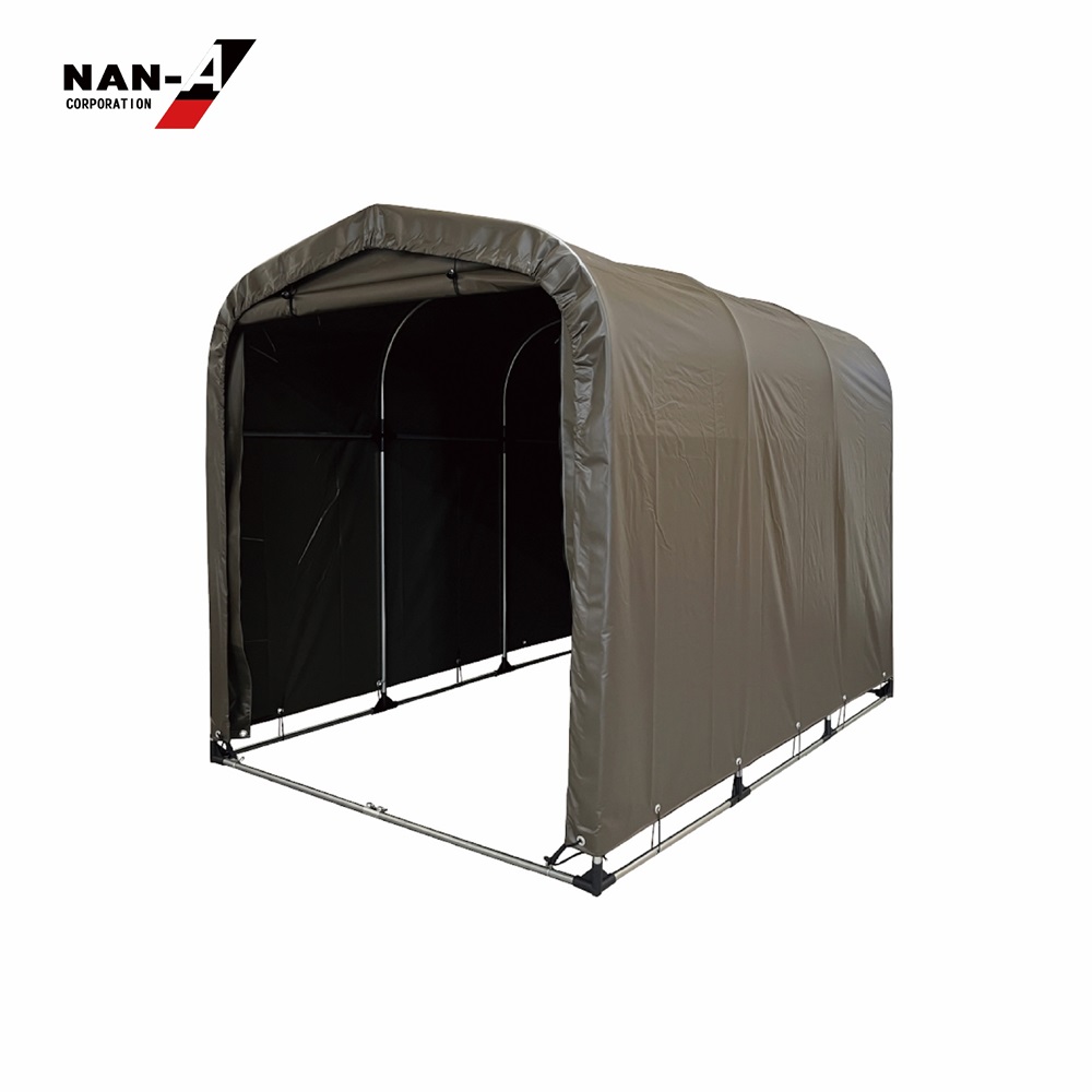 南栄工業 サイクルハウス 3台用 SB ブラウン【お取り寄せ商品