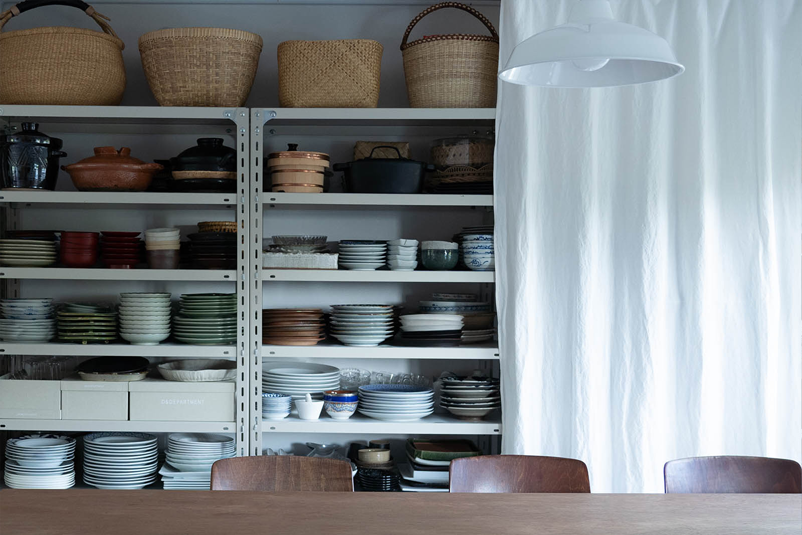 優れた機能性と無駄のないデザイン工業用スチールシェルフ | D&DEPARTMENT