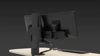 TRACE デュアルモニターマウント | Ergotron