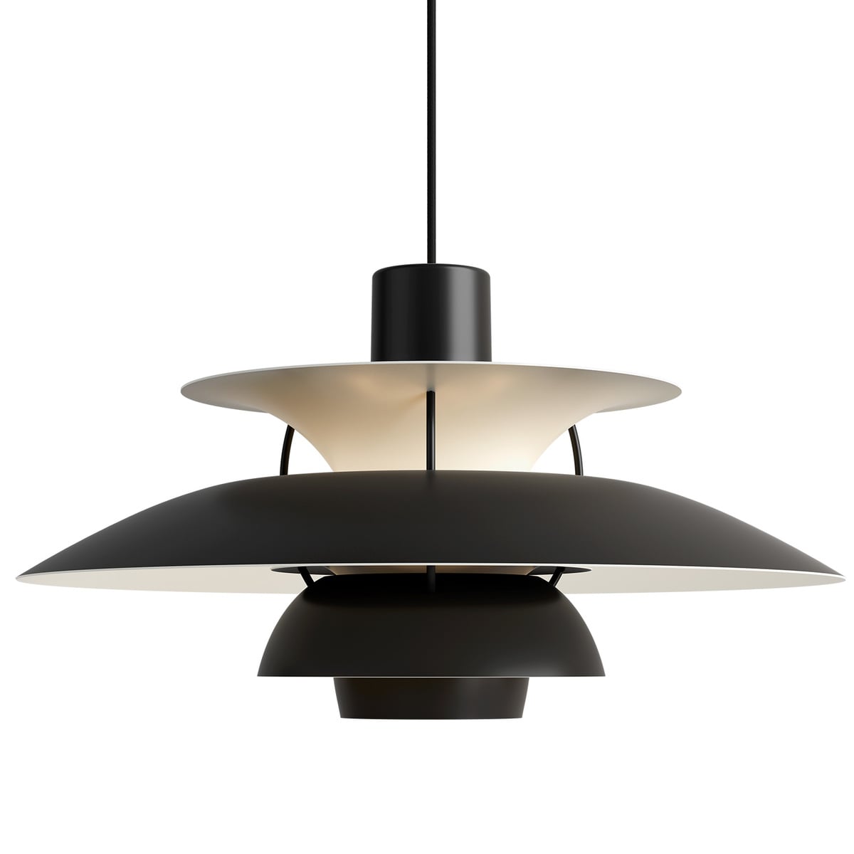 Louis Poulsen PH 5 Monochrome pendant, black | Finnish Design Shop