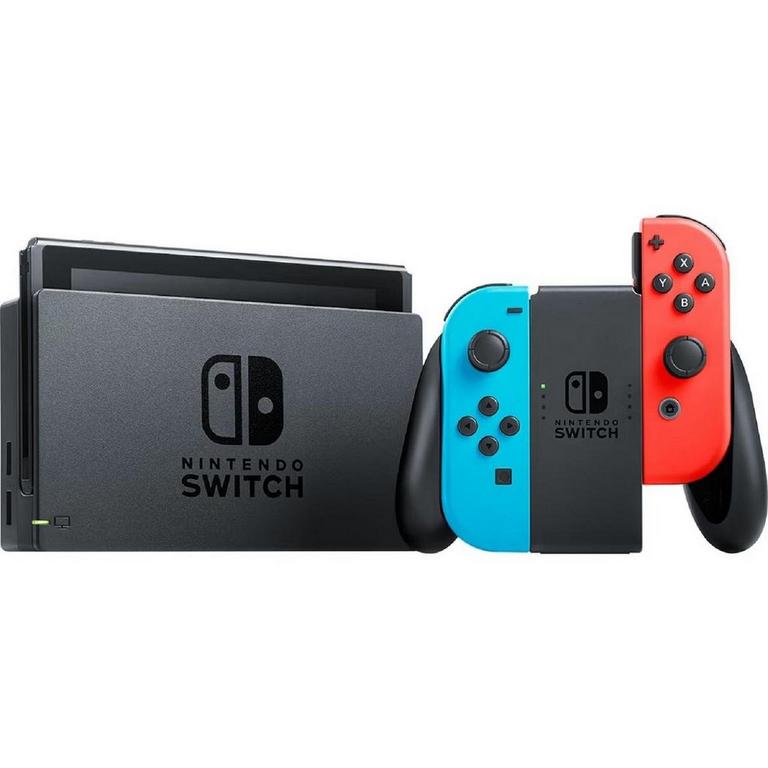 Nintendo Switch Console with Assorted Color Joy-Con Controller