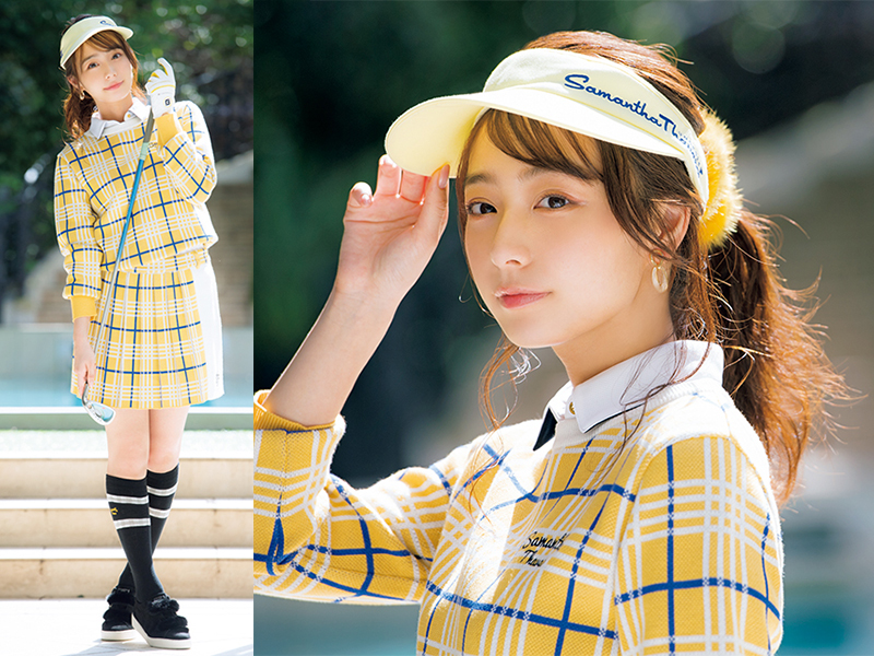 宇垣美里がゴルフウェアに挑戦♪ 360度可愛い♡崩れない時短ヘア