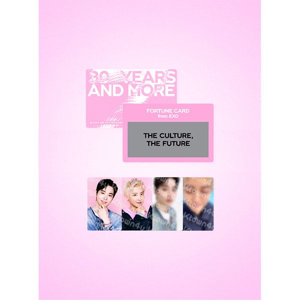 jp.ktown4u.com : EXO - [SMTOWN LIVE 2025] FORTUNE SCRATCH CARD SET