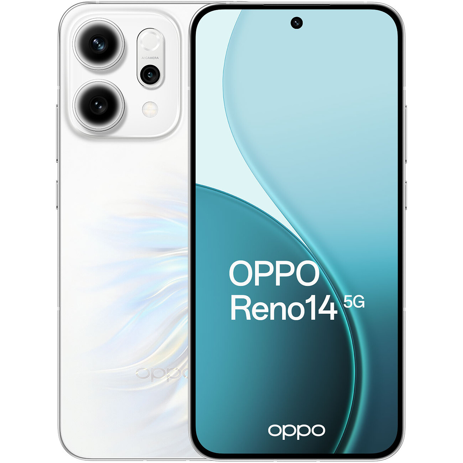 OPPO Reno14 5G Opal White (12GB / 512GB) - Mobile phone