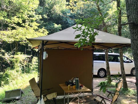 コールマンの「TCバイザーシェード」で、ほどよい開放感とプライベート