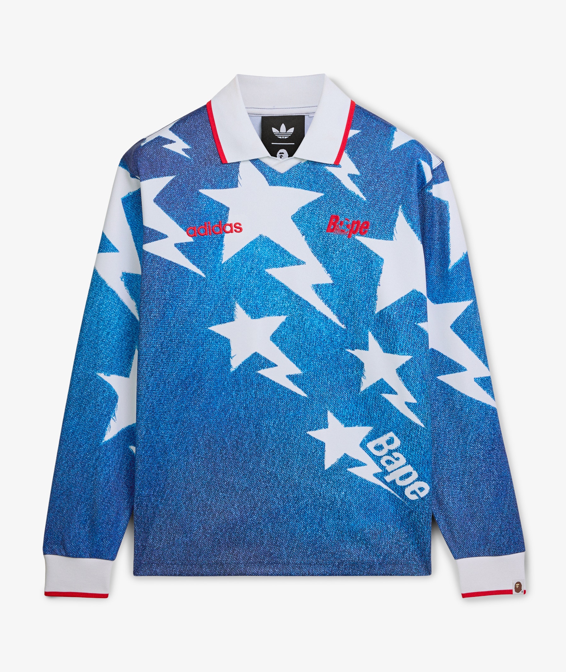 adidas LSL Star Jersey T-Shirt x BAPE | Blue | SVD USA