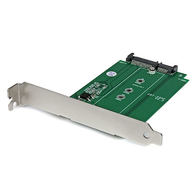 M.2（NGFF） SSD - SATA 変換アダプタ（PCスロットカバー搭載） PCIe