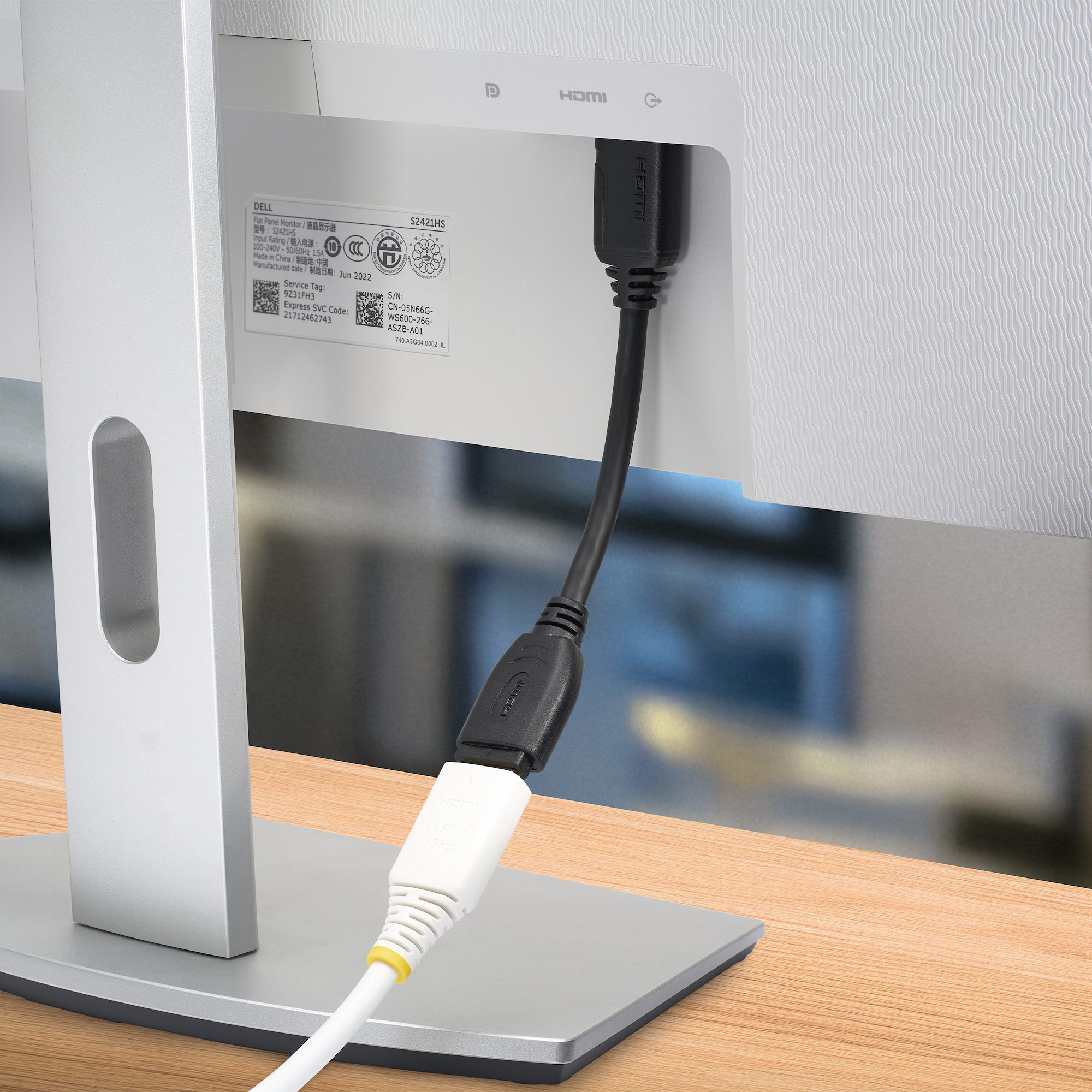 HDMI 2.0 延長ケーブル／15cm／4K60Hz／イーサネット対応／High Speed