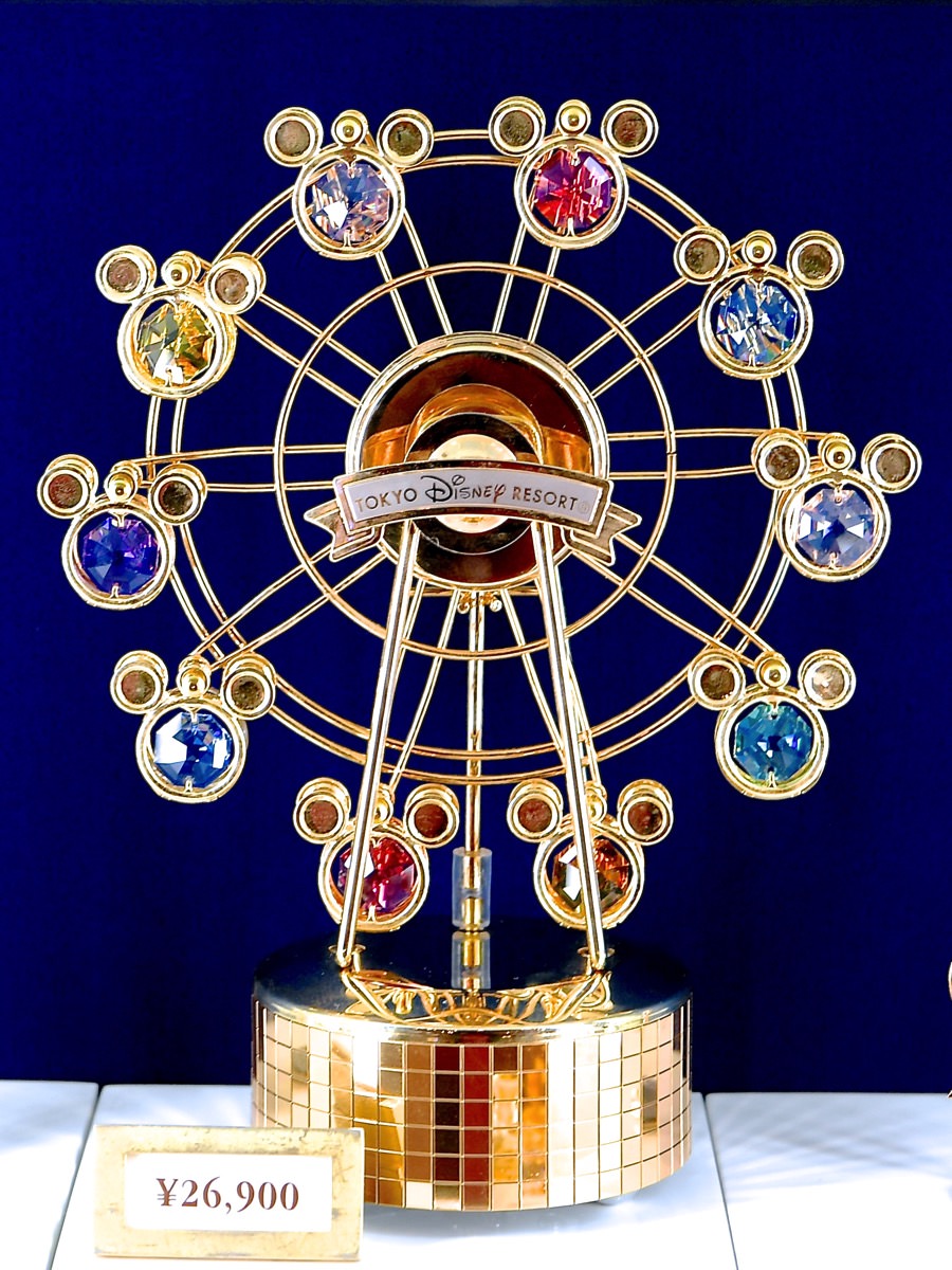 スワロフスキーを使用！東京ディズニーランド｢ガラスの靴｣置物 -