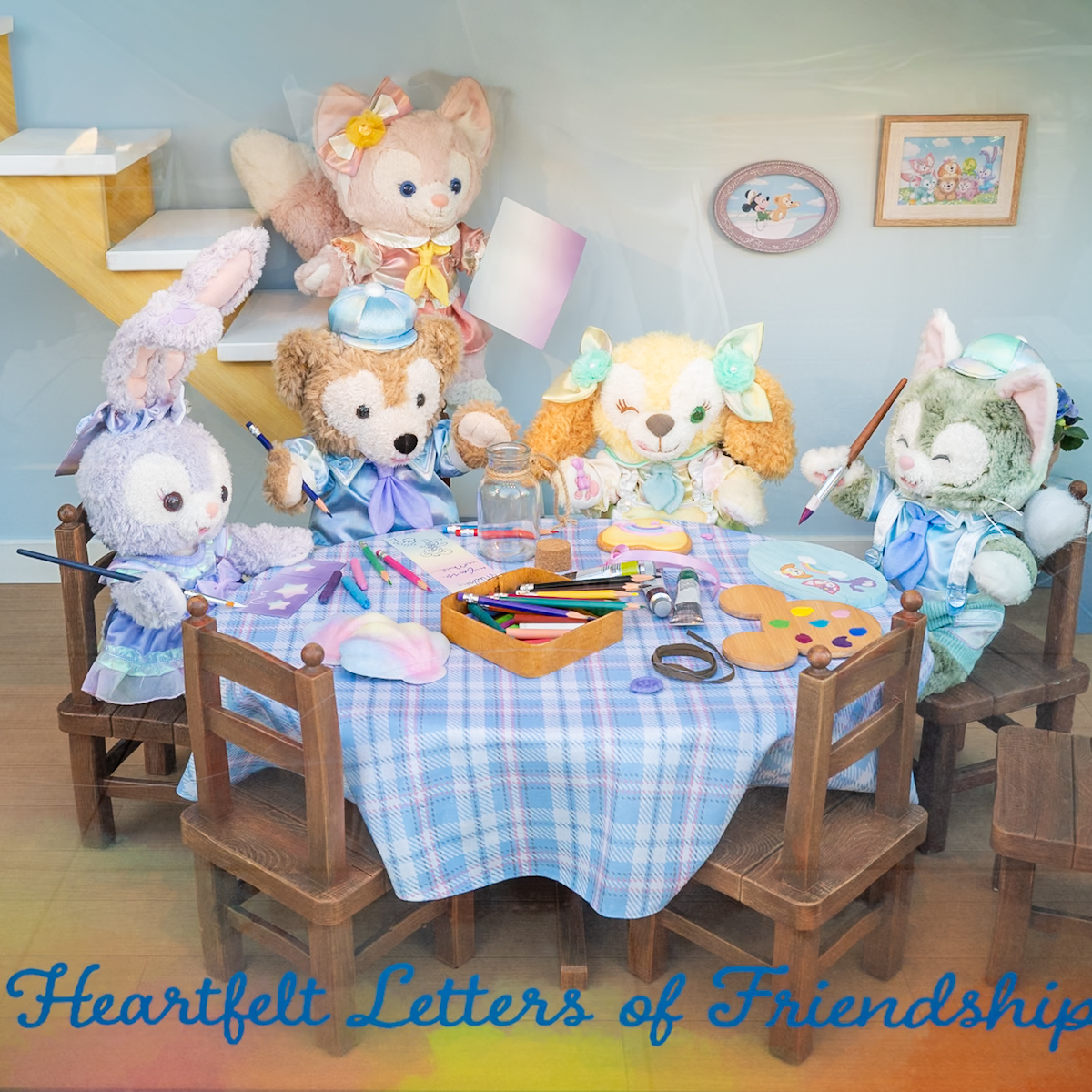 長い航海から帰ってきたミッキーにダッフィーたちから手紙のプレゼント