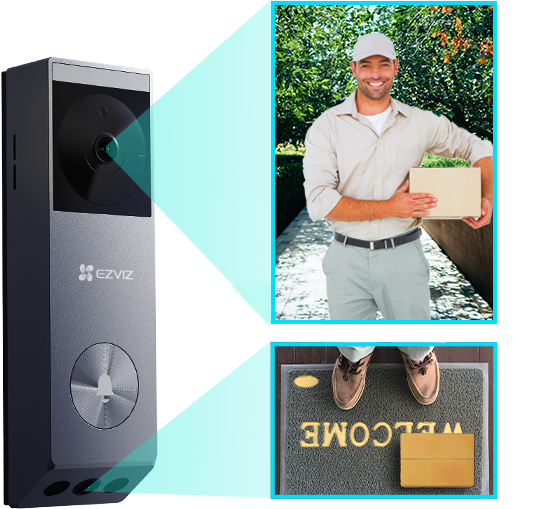 EZVIZ EP3x Pro - Battery-Powered Video Doorbell