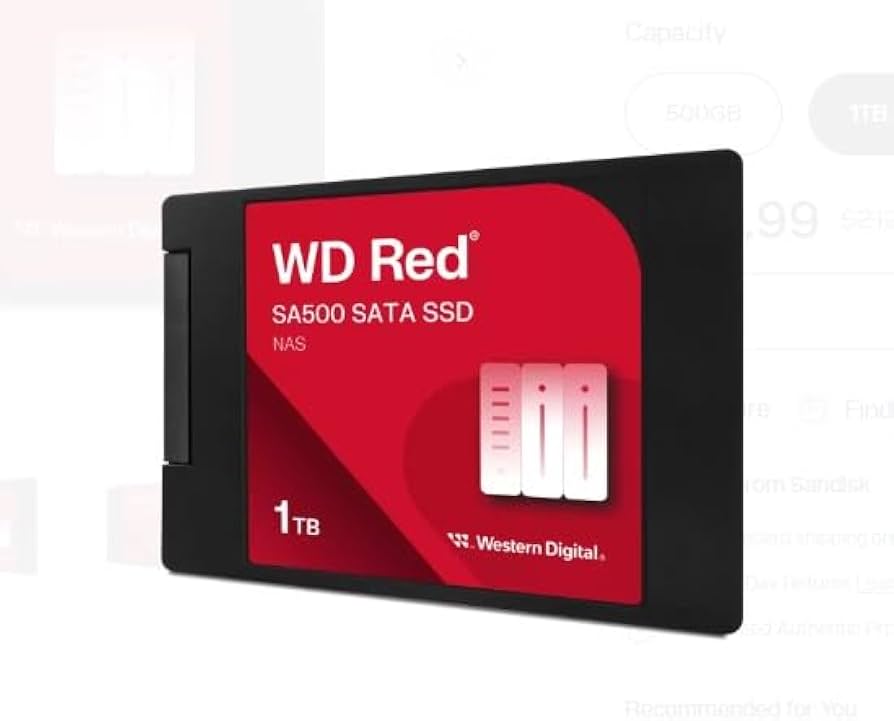 Amazon.com: Western Digital 4TB WD Red SA500 NAS 3D NAND Internal