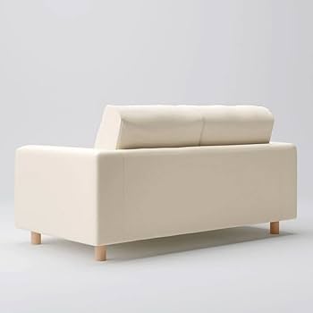 Amazon｜無印良品 ソファ本体 白 幅162×奥行90.5×高さ70cm 2シーター