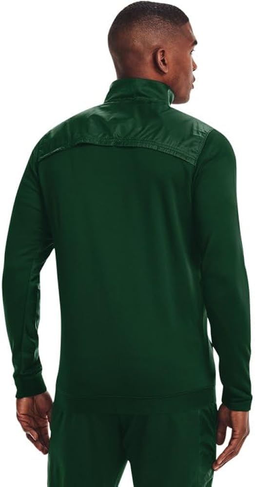 Under Armour Command Mens Warm-up Full Zip L Forest Green-white at