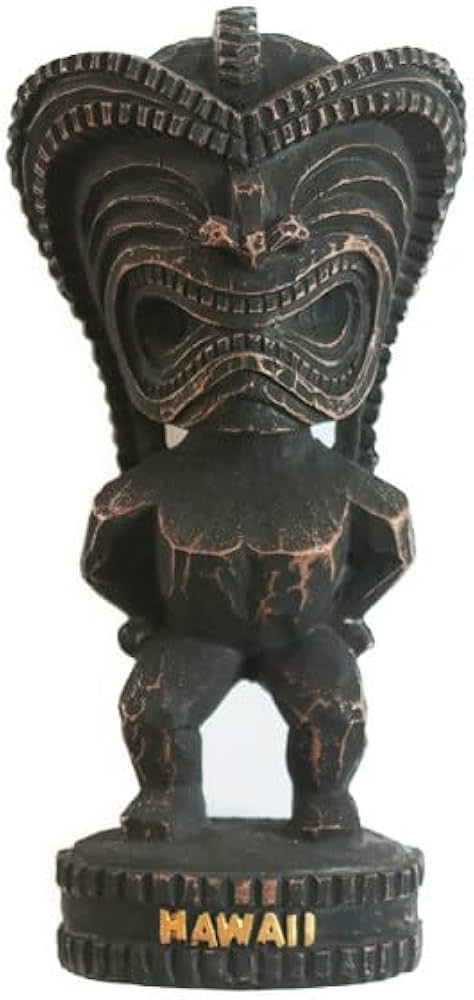 Amazon.co.jp: ハワイ ティキ TIKI 守り神 人形 置物 LUCKY 幸運