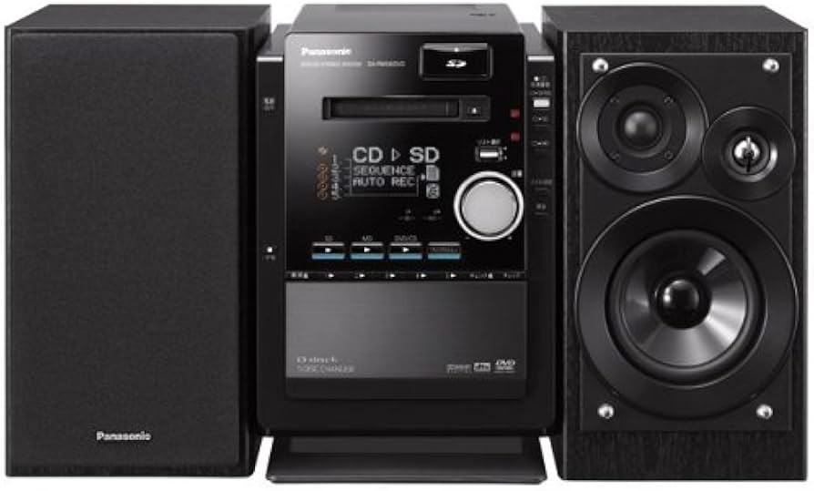 Amazon.co.jp: Panasonic D-dock DVD/MD/SDステレオシステム SC