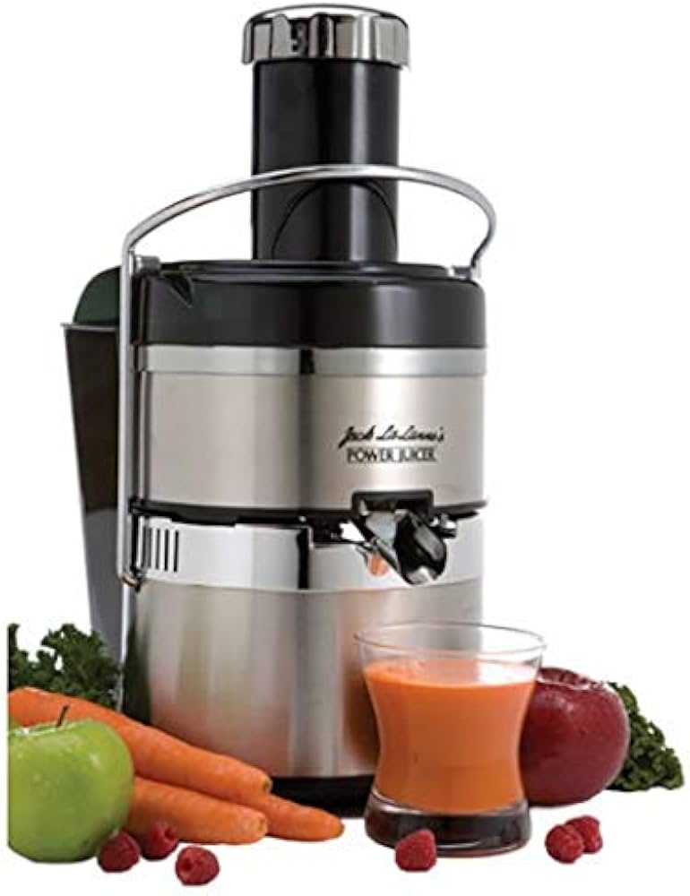 Amazon.com: Jack Lalanne's Power Juicer Deluxe, Black and Chrome
