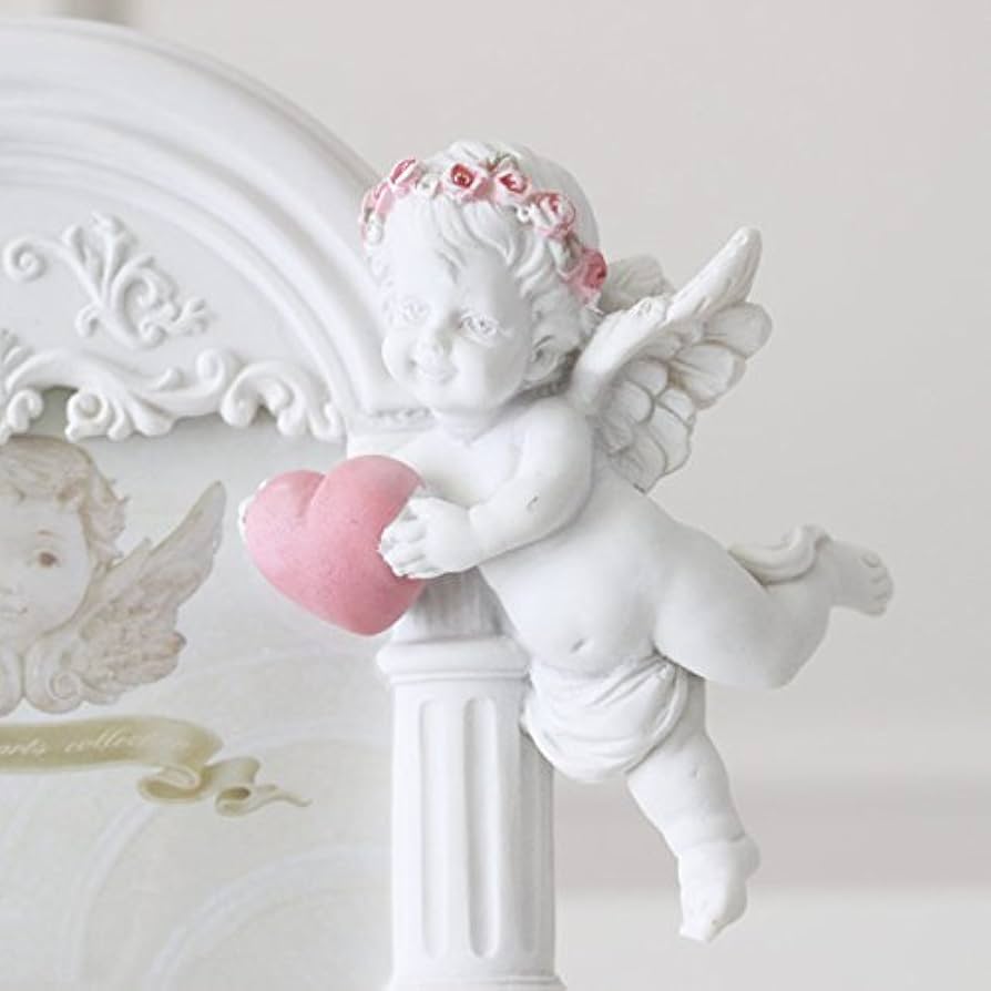 Amazon.co.jp: 写真立て フォトフレーム ホワイト エンゼル エンジェル