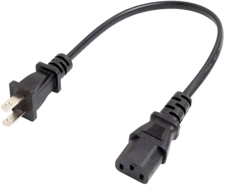 Amazon.co.jp: オーディオファン 電源ケーブル 短い 3ピン ソケット