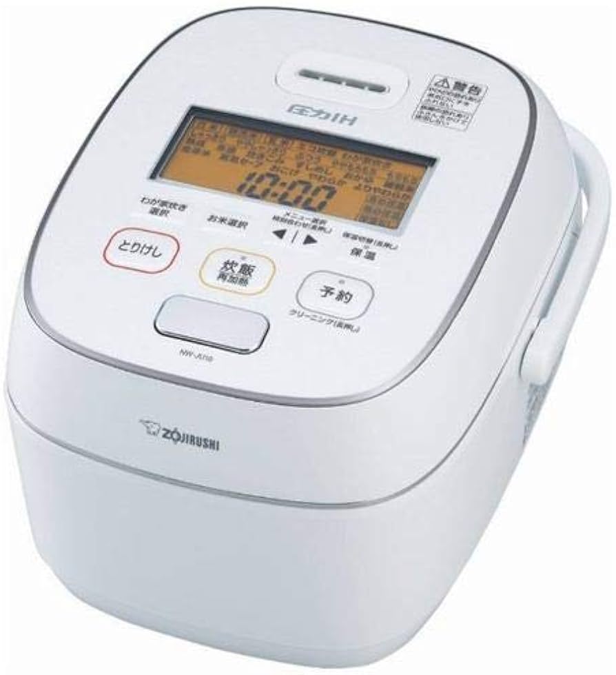 Amazon | 象印マホービン 炊飯器 5.5合 ホワイト NW-JU10-WA | 象印