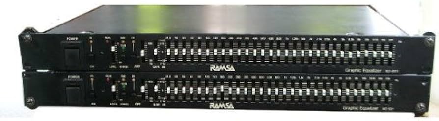 Amazon | グラフィックイコライザー ラムサ WZ-9311 モノラル2台 六か