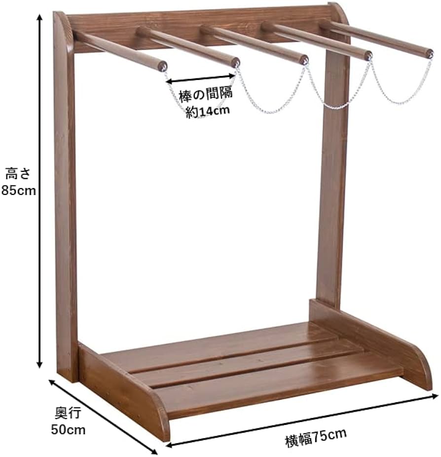 Amazon.co.jp: サーフボードラック (4本立て) 縦置き ウッド ボード