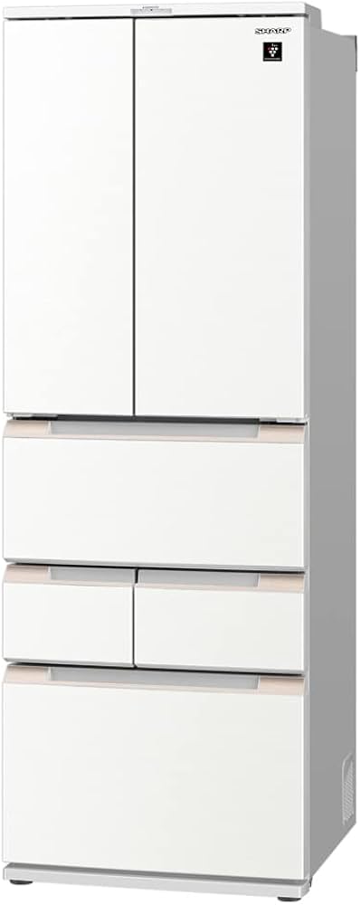 Amazon.co.jp: シャープ 冷蔵庫 幅65.0cm 457L SJ-MF46J-W プラズマ