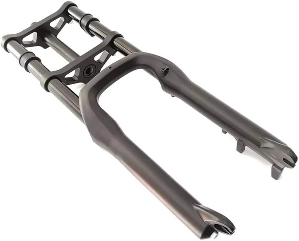 Amazon | 自転車サスペンション ダブルクラウンフォーク 20インチ×4.0