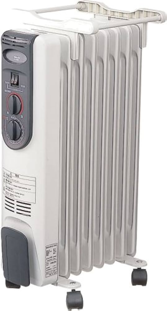 Amazon | 山善 オイルヒーター 8枚フィン H-1208(LH) | 山善(YAMAZEN