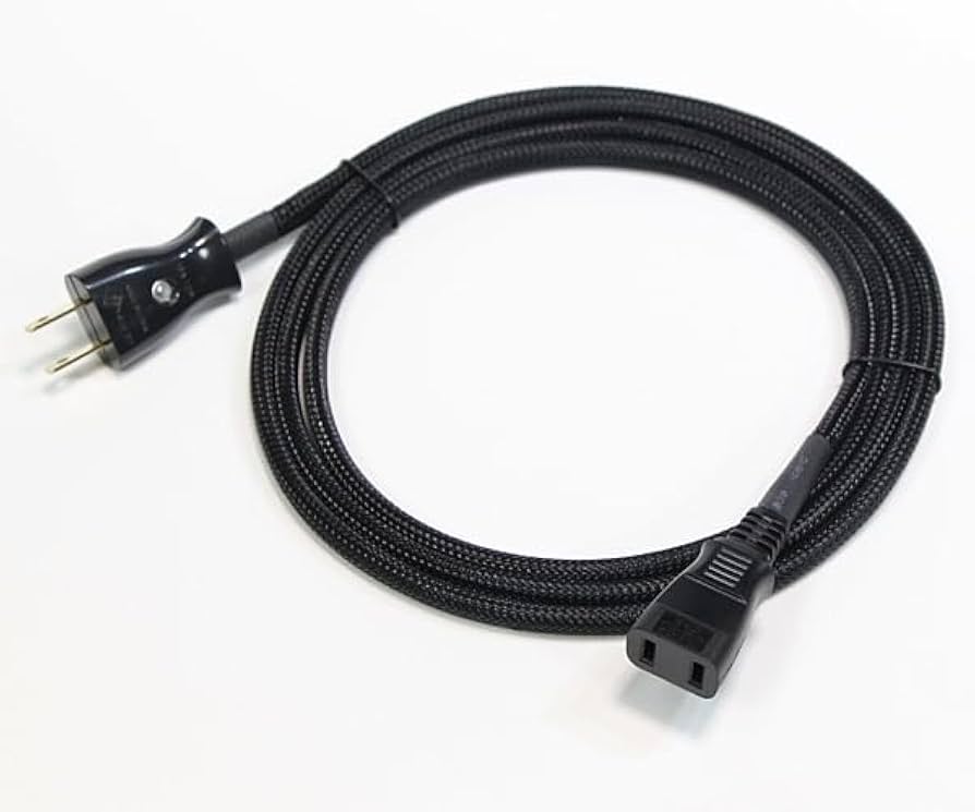 Amazon.co.jp: 旧規格 角2P 適応 非メッキプラグ仕様 電源ケーブル
