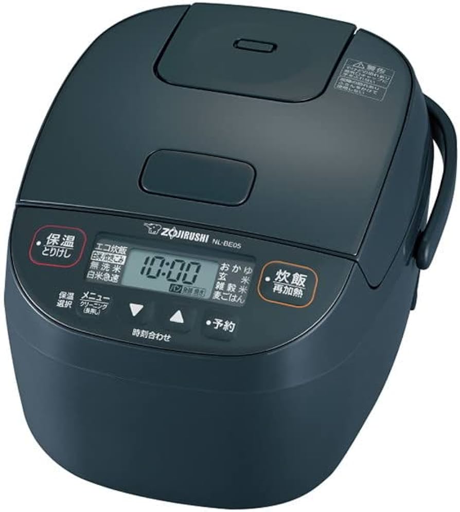 Amazon | 象印マホービン 炊飯器 3合 チャコール NL-BE05-HZ | 象印