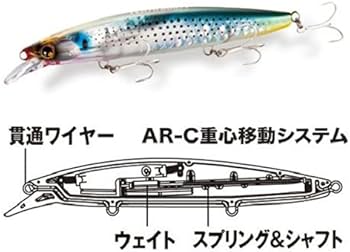 Amazon | シマノ(SHIMANO) 熱砂 ヒラメミノー 135F フラッシュブースト