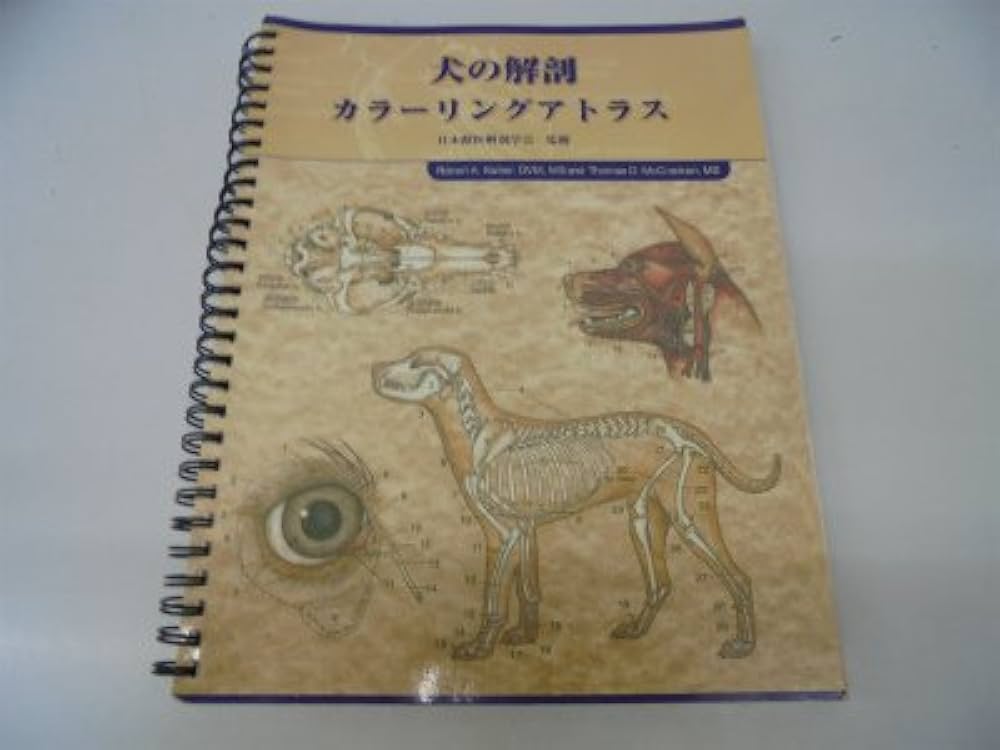 犬の解剖カラーリングアトラス |本 | 通販 | Amazon