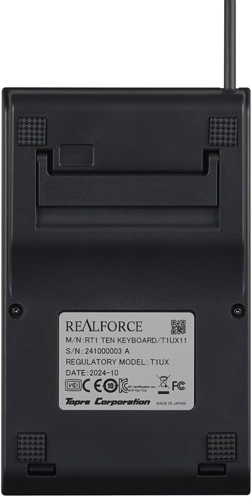 Amazon.co.jp: REALFORCE RT1 Tenkey Keyboard Black Key Load 45g