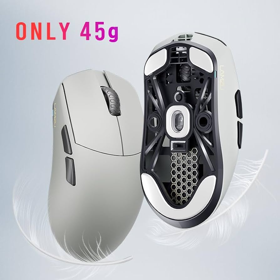 Amazon.co.jp: Lamzu Maya Gaming Mouse, White, Lightweight 1.6 oz