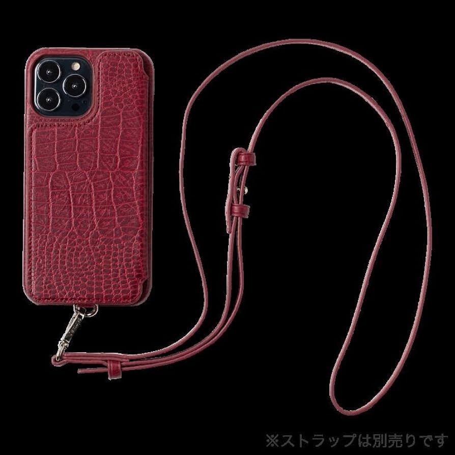 Amazon.co.jp: Demiurvo デミウルーボ POCHE FLAT Croco iPhone13Pro