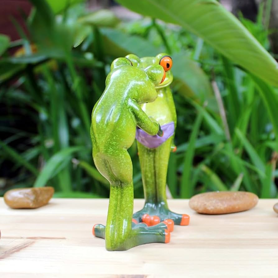 Amazon.co.jp: TAKEYカエル 置物 オブジェ 蛙 置き物 かえる 雑貨 風水