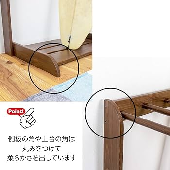 Amazon.co.jp: KAZU工房 サーフボードラック 縦置き 5本立て ウッド