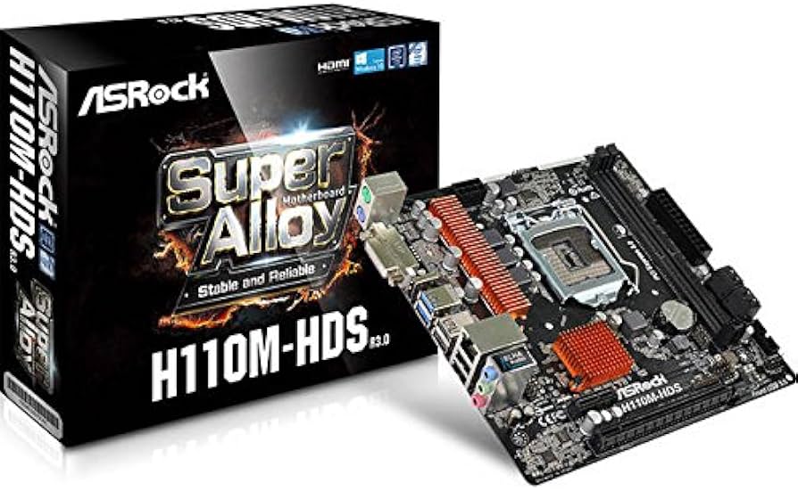 Amazon.com: ASRock Motherboard Motherboards H110M-HDS R3.0
