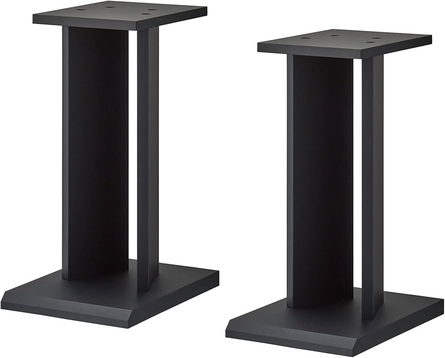 Amazon | ハヤミ工産 スピーカースタンド 2台1組 高さ45cm ブラック SB
